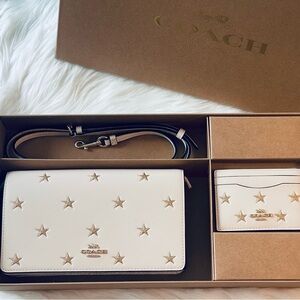 Coach Cream Star-Embellished Set